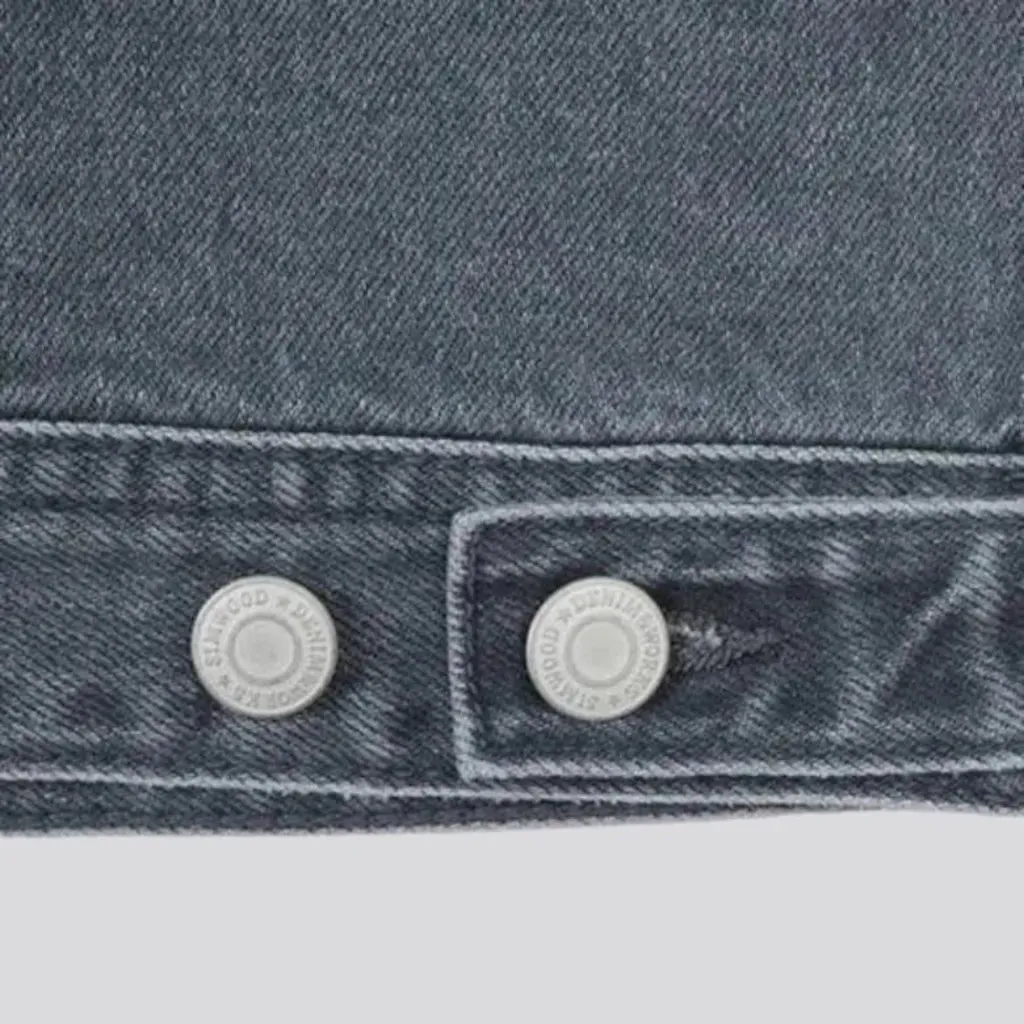 12oz oversized jeans jacket for men