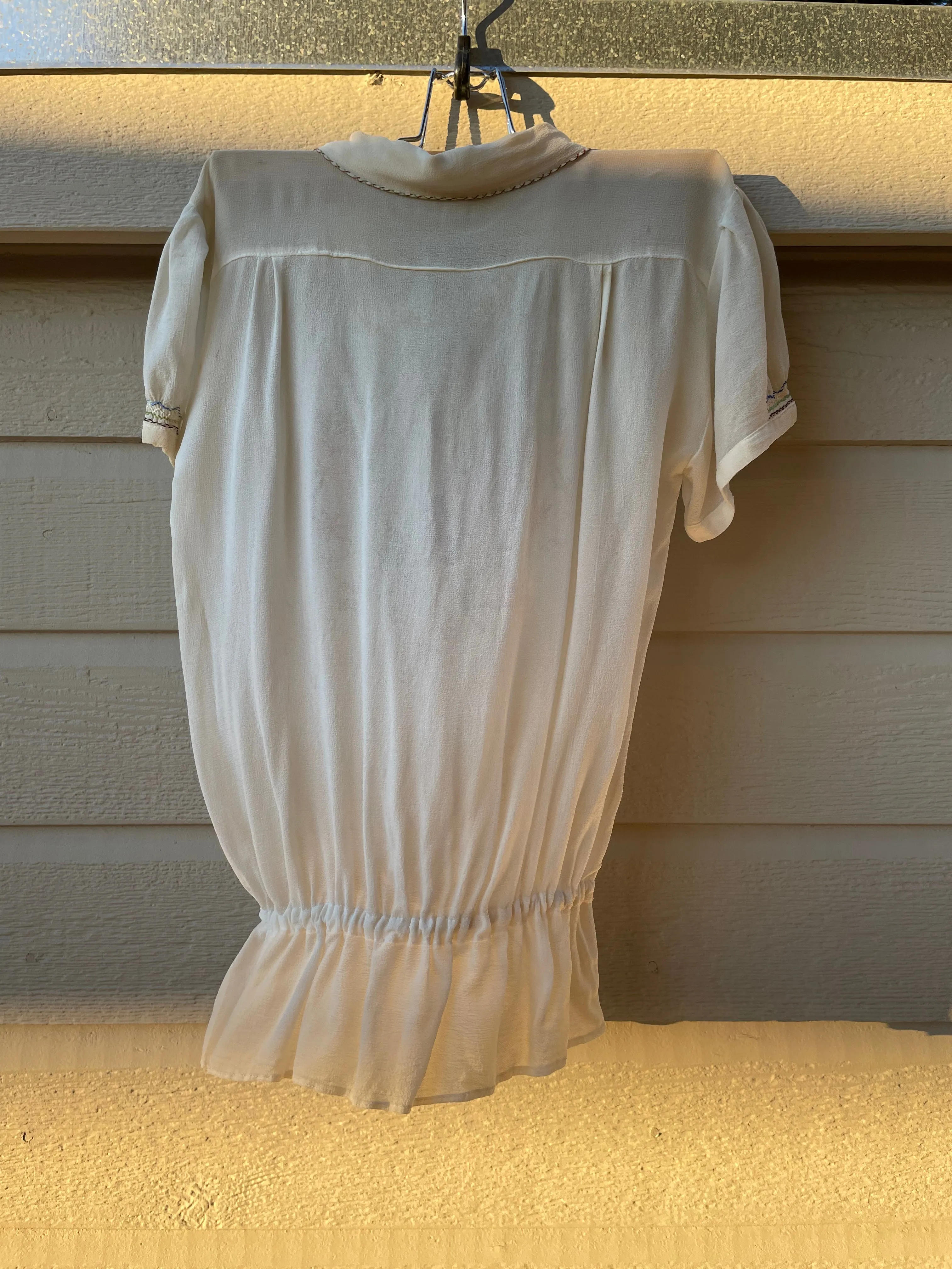 1930s/40s Hungarian Folk Blouse