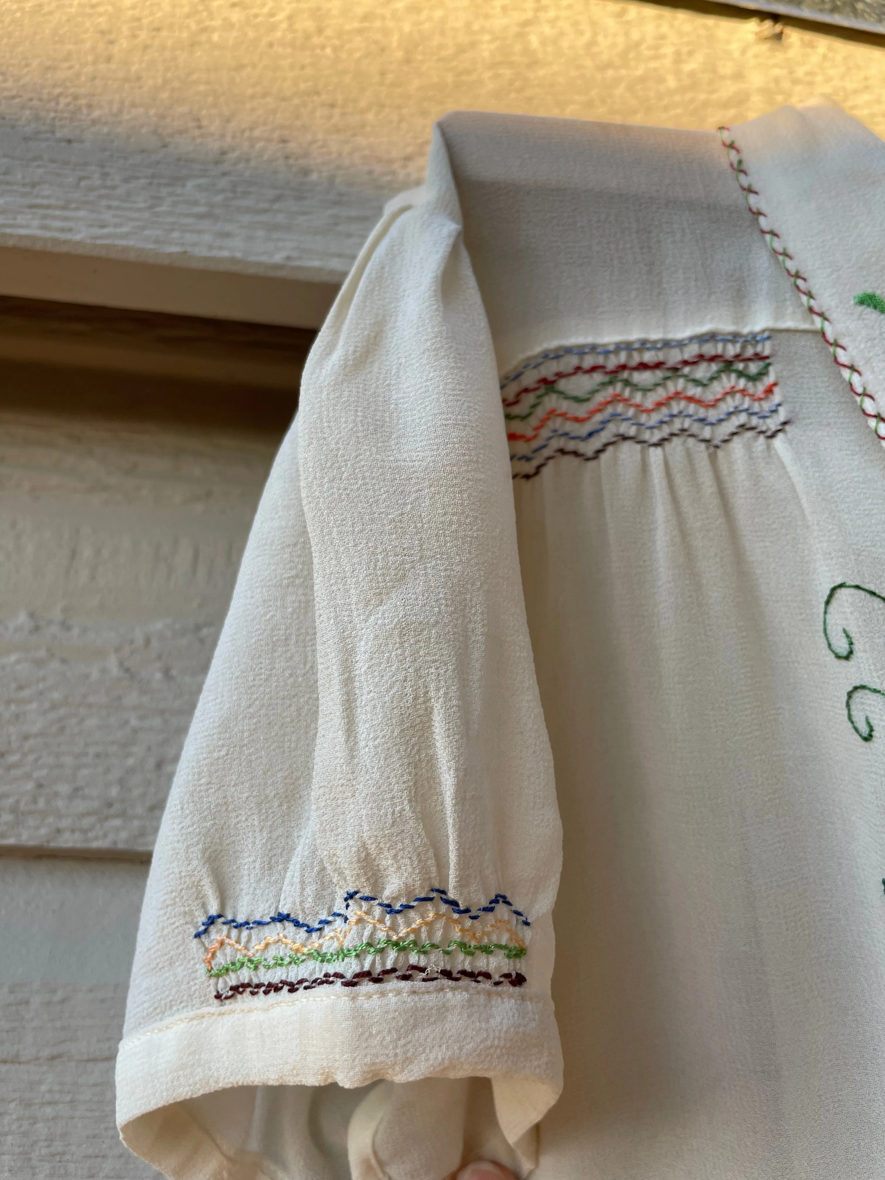 1930s/40s Hungarian Folk Blouse