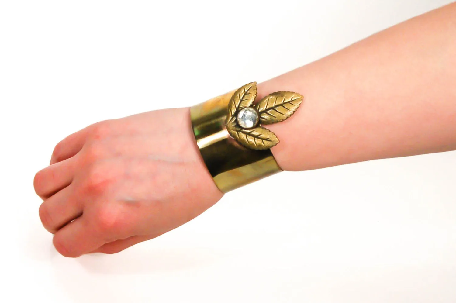 1970's Indian Princess Wide Cuff Bracelet