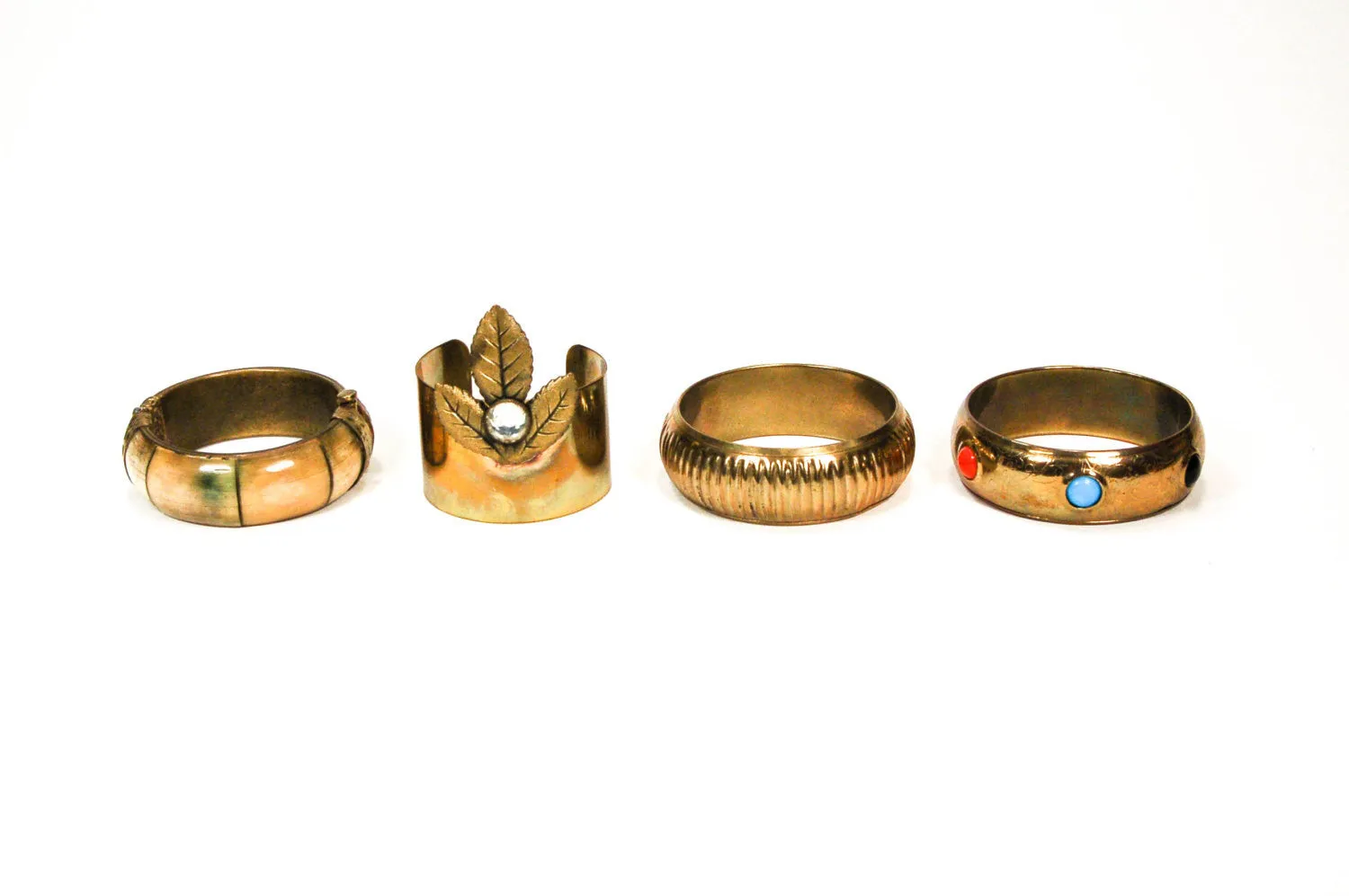 1970's Indian Princess Wide Cuff Bracelet