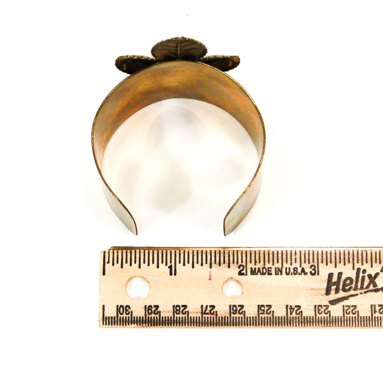 1970's Indian Princess Wide Cuff Bracelet