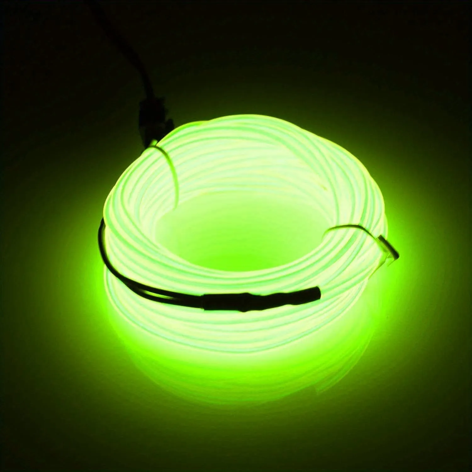 1set 196.85inch/16.4ft Bright Neon Light Strip, EL Wire Battery Pack, 360° Illumination Neon Tube Rope Lights, For DIY, Festival, Halloween, Chrismas, Party Decoration