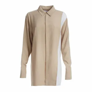 ADRIAN SHIRT KHAKI & IVORY