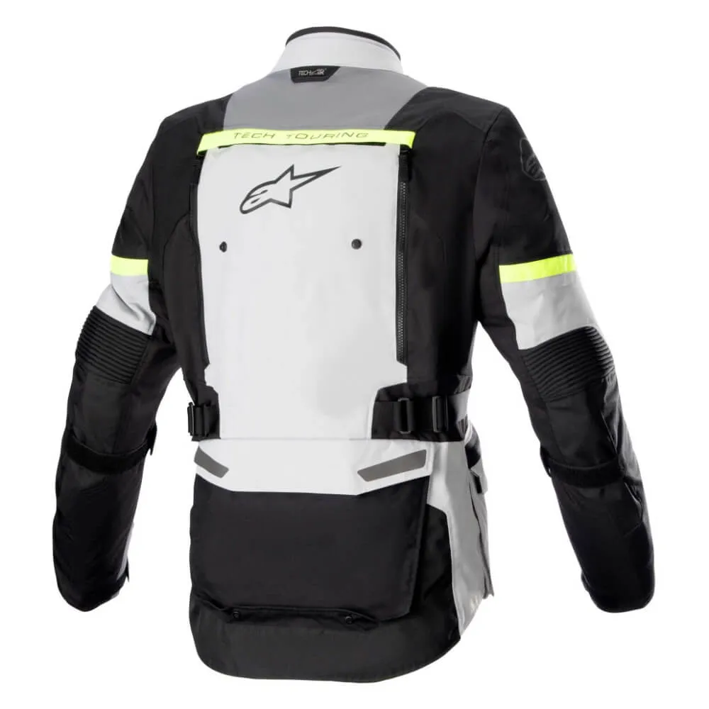 Alpinestars Bogota Pro Drystar Jacket Ice Grey / Dark Grey / Yellow Fluo