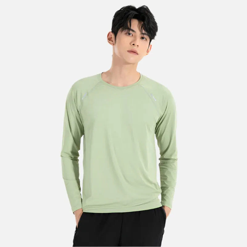 ANNIOU Men's Long Sleeve Sun Protection T-Shirts