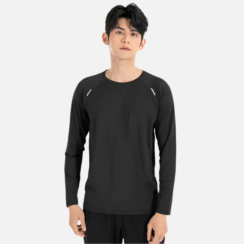 ANNIOU Men's Long Sleeve Sun Protection T-Shirts