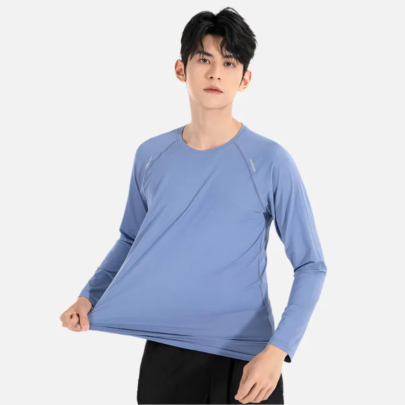 ANNIOU Men's Long Sleeve Sun Protection T-Shirts