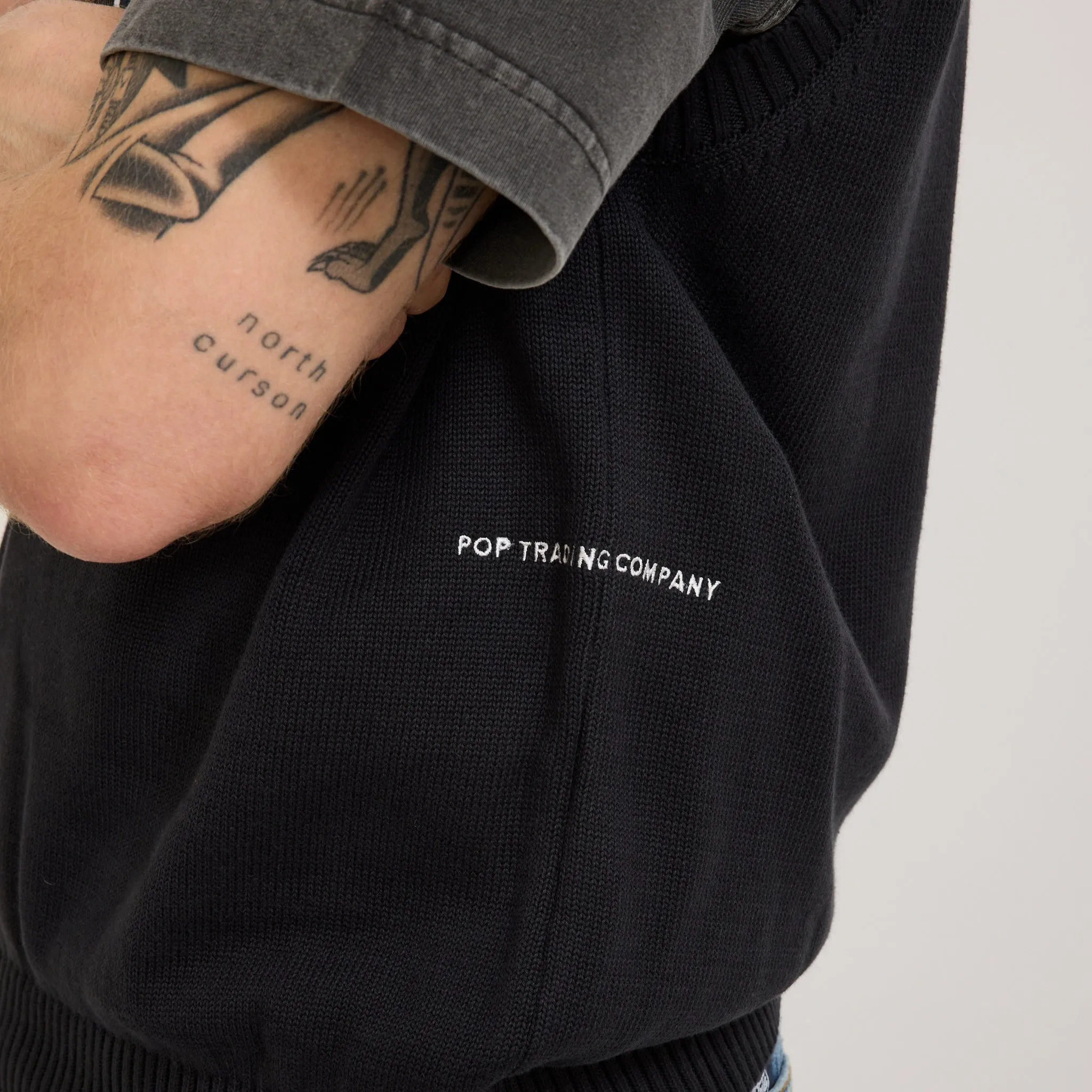 Arch Knitted Vest Anthracite