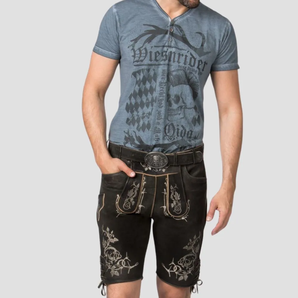 Authentic Bavarian Men's Lederhosen For German Cultural Events