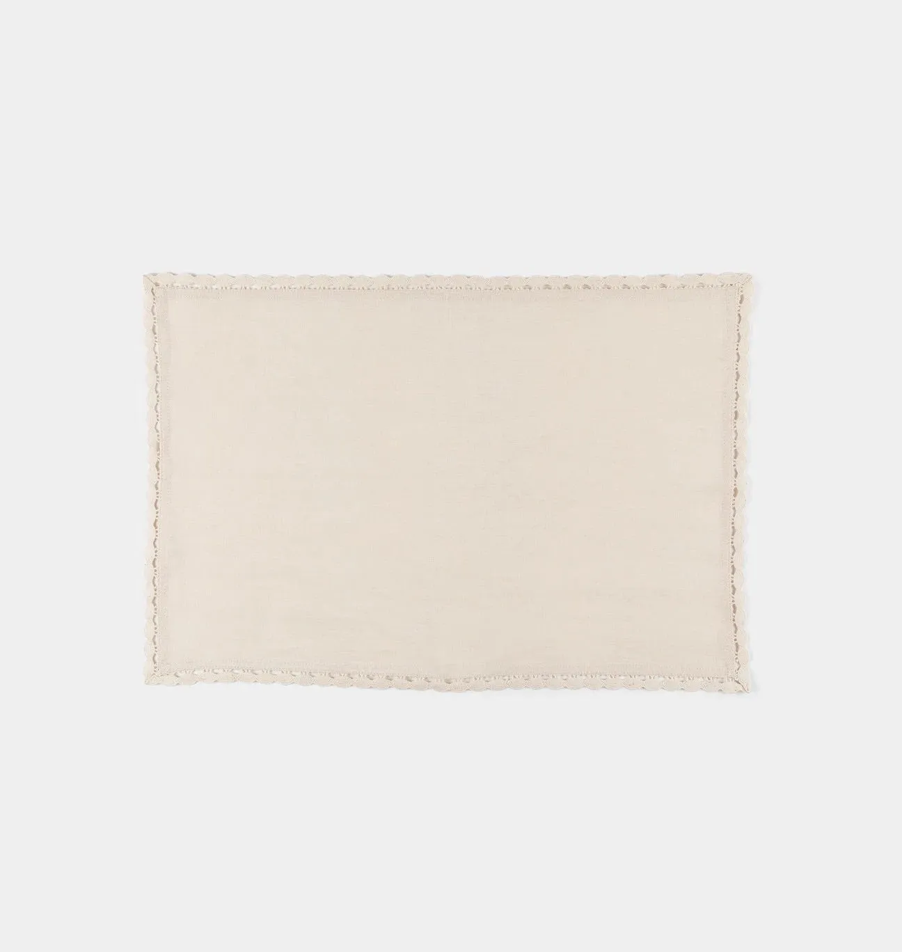 Beige Heirloom Placemat Set