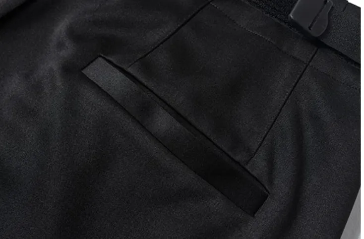 black baggy joggers