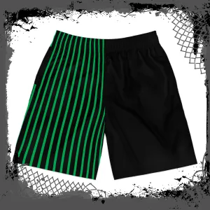 BLK/GRN "Slick" Shorts