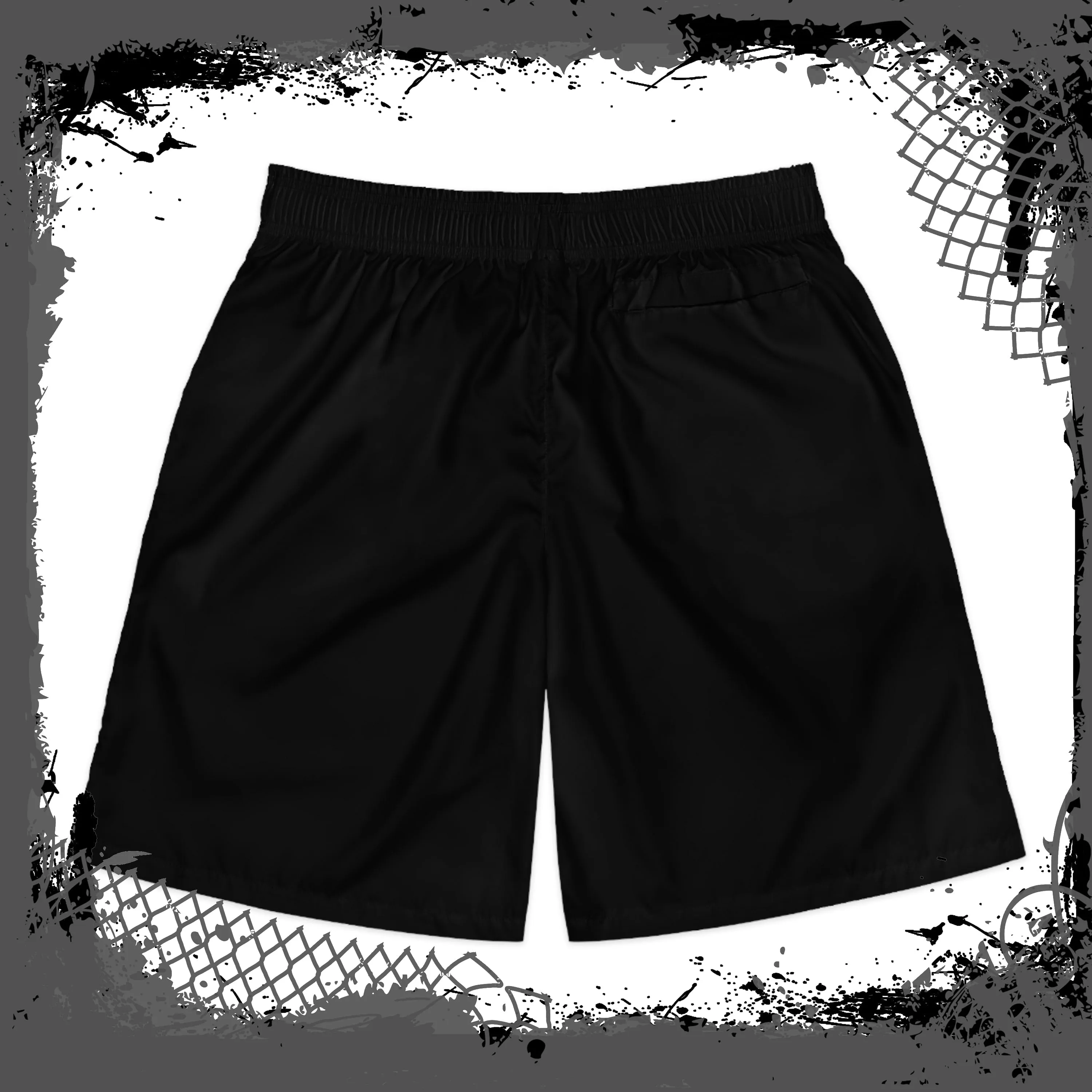 BLK/LAV "Slick" Shorts