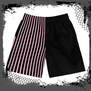 BLK/PNK "Slick" Shorts