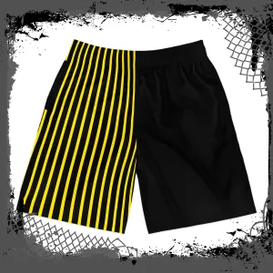 BLK/YEL "Slick" Shorts