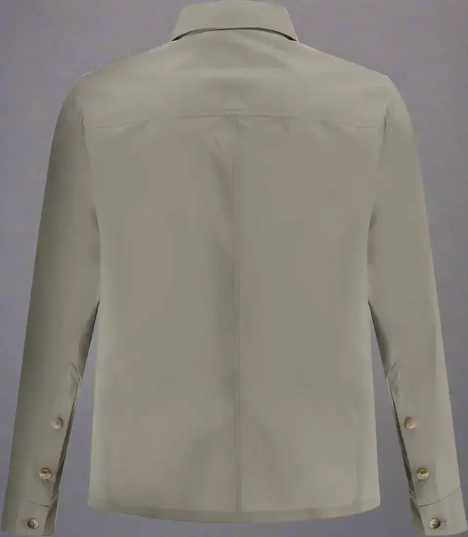 Brunello Cucinelli men's grey Waterproof button up Jacket