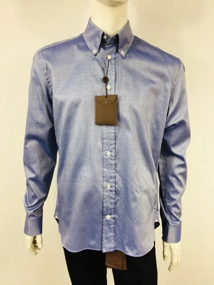 Button Down Emblem Shirt