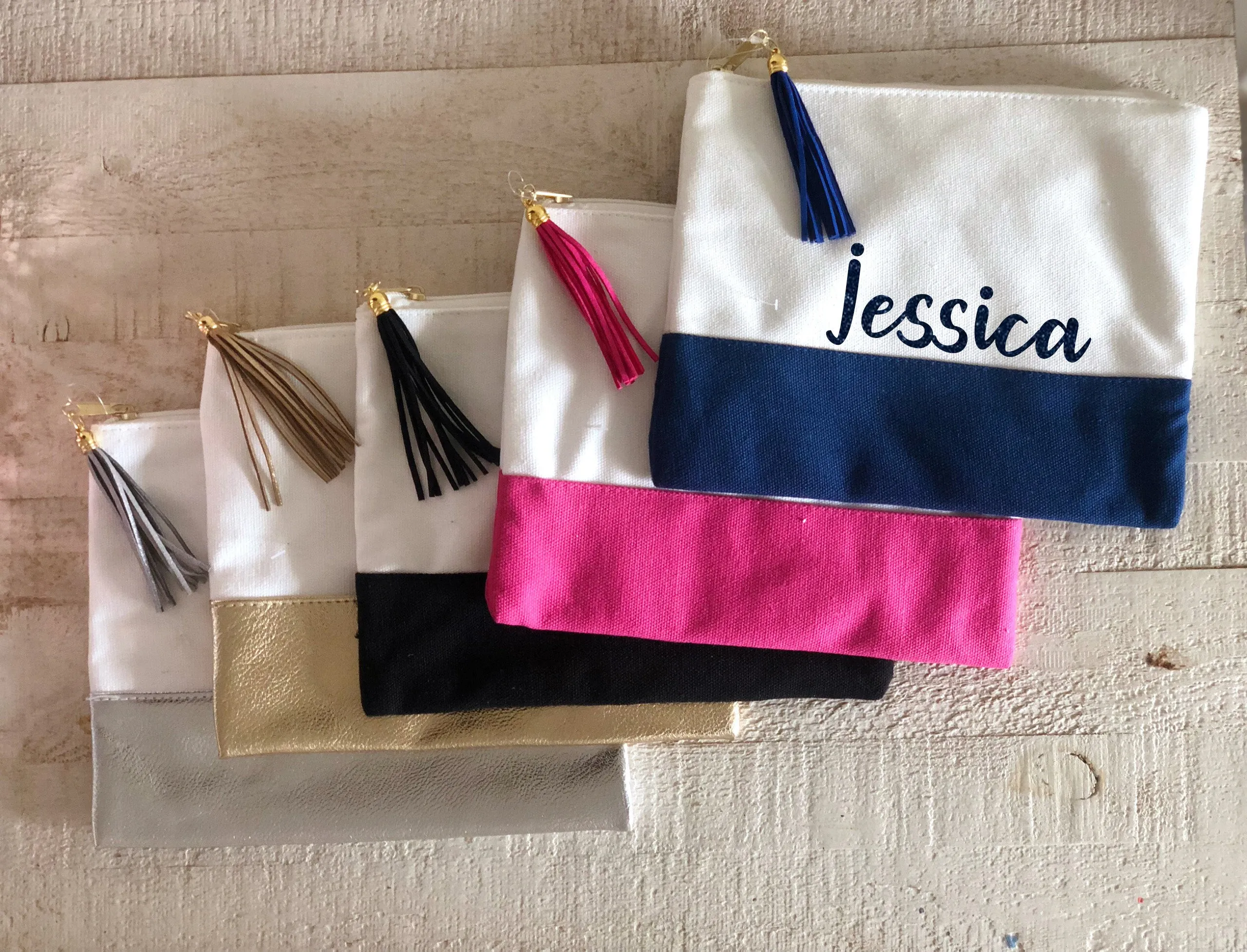 Canvas Tassel Pouch