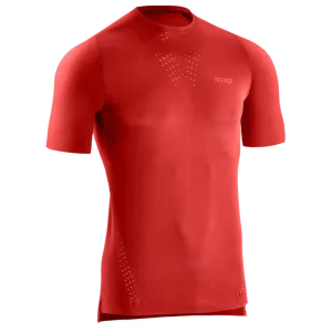 CEP | Run Ultralight Short Sleeve Shirt | Men's | Lava