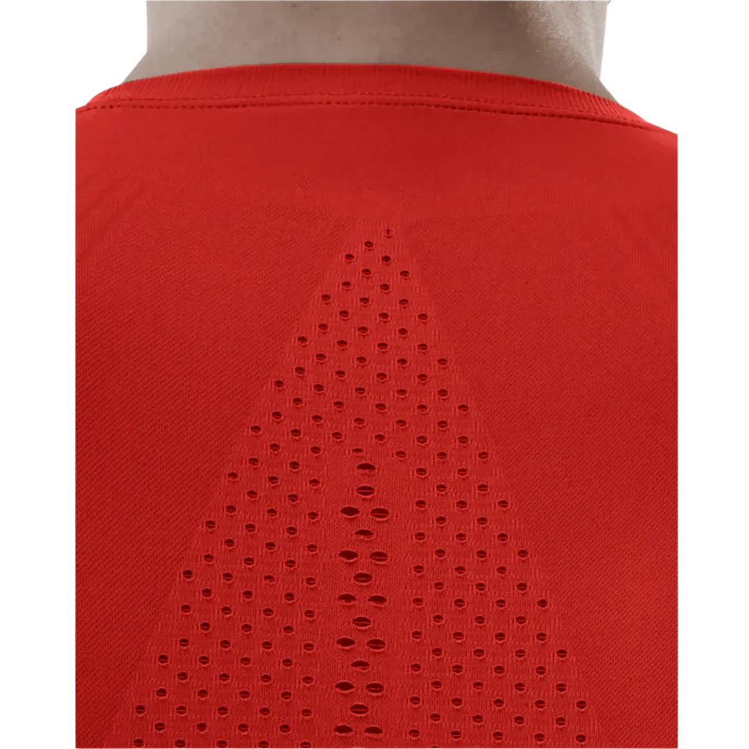 CEP | Run Ultralight Short Sleeve Shirt | Men's | Lava