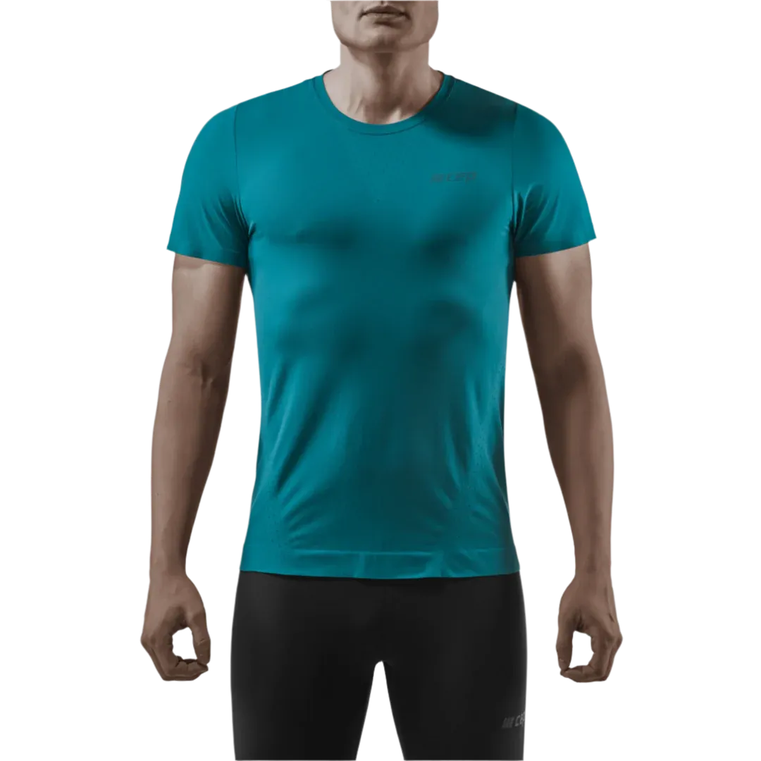 CEP | Run Ultralight Short Sleeve Shirt | Men's | Petrol