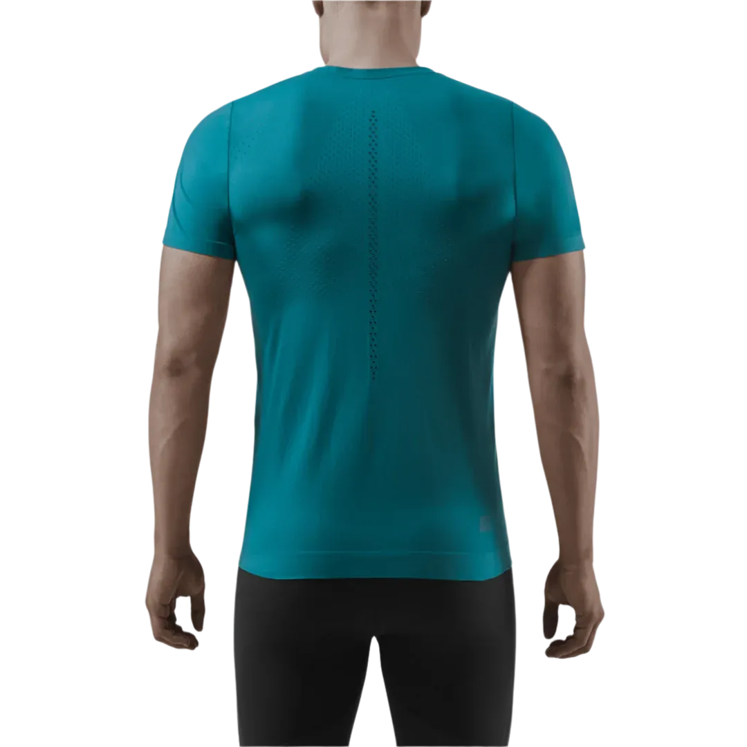 CEP | Run Ultralight Short Sleeve Shirt | Men's | Petrol