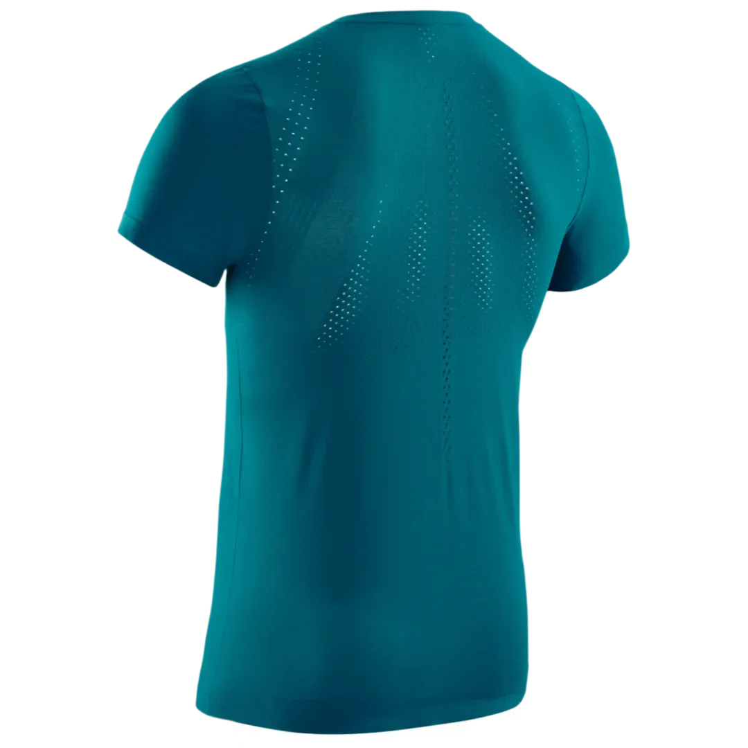 CEP | Run Ultralight Short Sleeve Shirt | Men's | Petrol