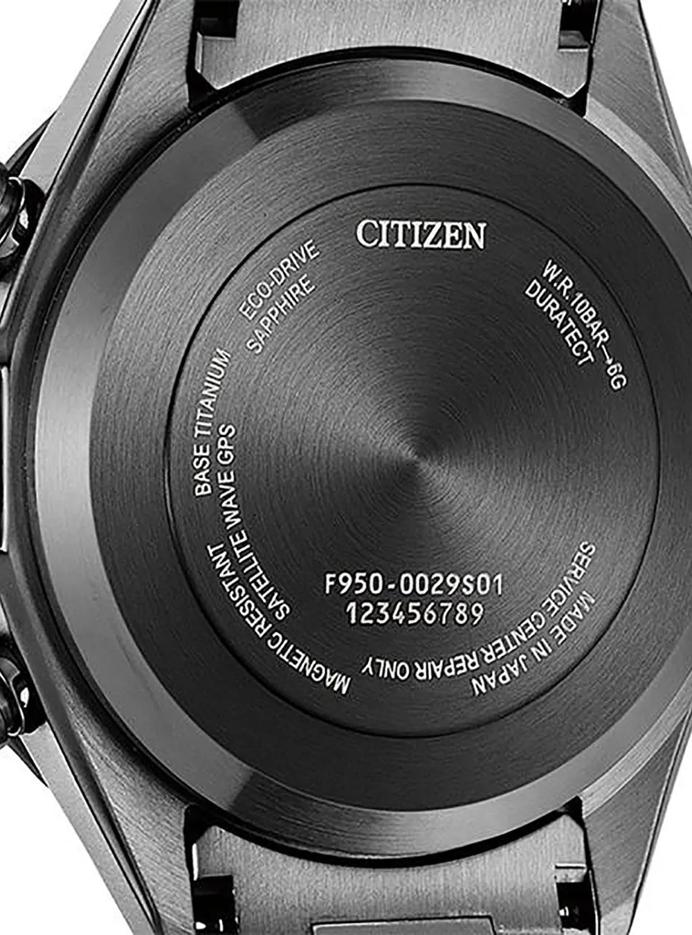 CITIZEN ATTESA ACT LINE BLACK TITANIUM™ SERIES SATELLITE WAVE GPS CC4055-65E MADE IN JAPAN JDM