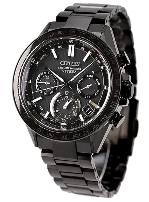 CITIZEN ATTESA ACT LINE BLACK TITANIUM™ SERIES SATELLITE WAVE GPS CC4055-65E MADE IN JAPAN JDM