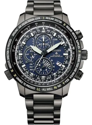 CITIZEN PROMASTER ECO-DRIVE RADIO CLOCK DIRECT FLIGHT AT8195-85L JAPAN MOV'T JDM