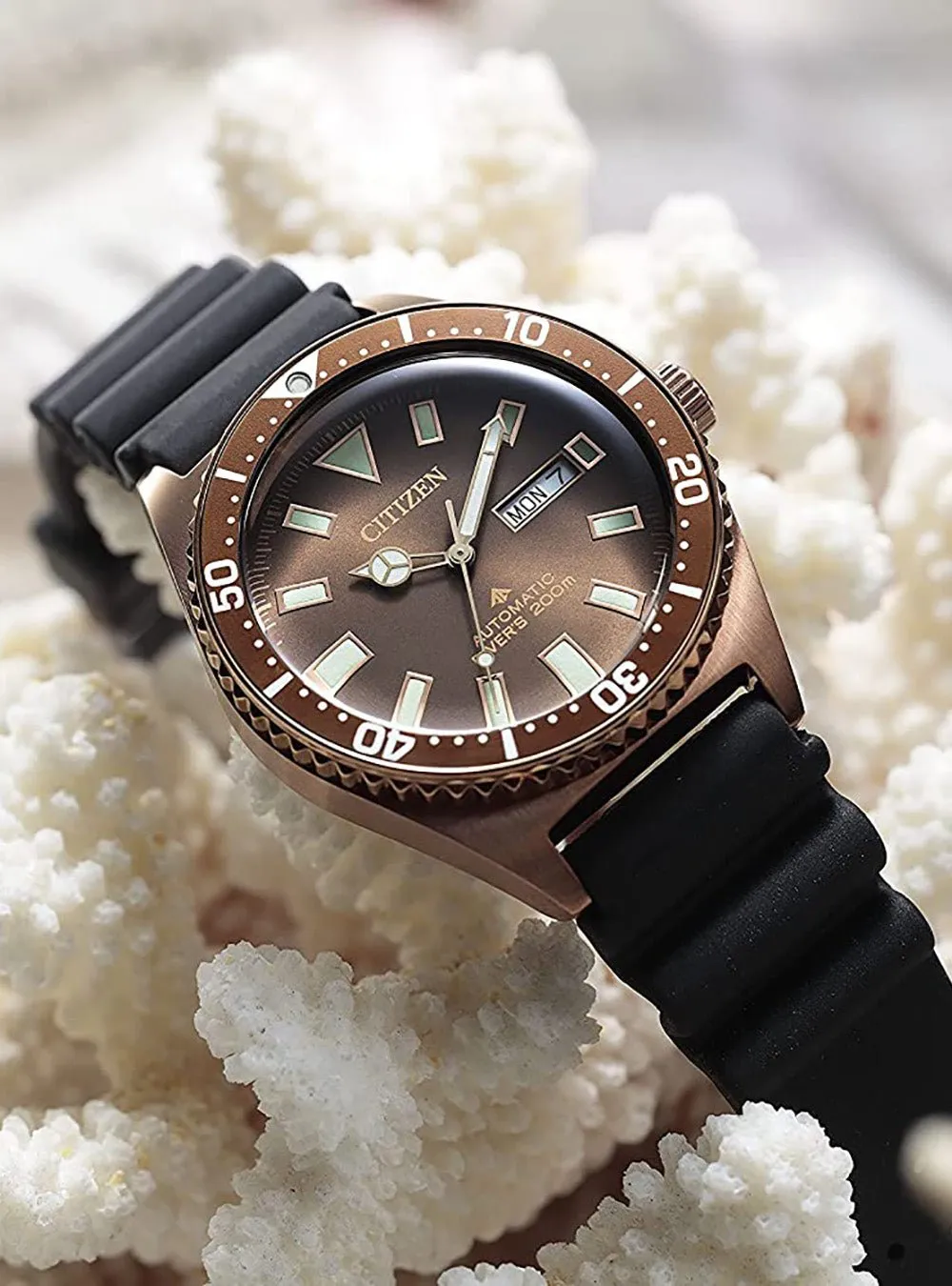 CITIZEN PROMASTER MARINE SERIES MECHANICAL DIVER NY0125-08W JAPAN MOV'T JDM
