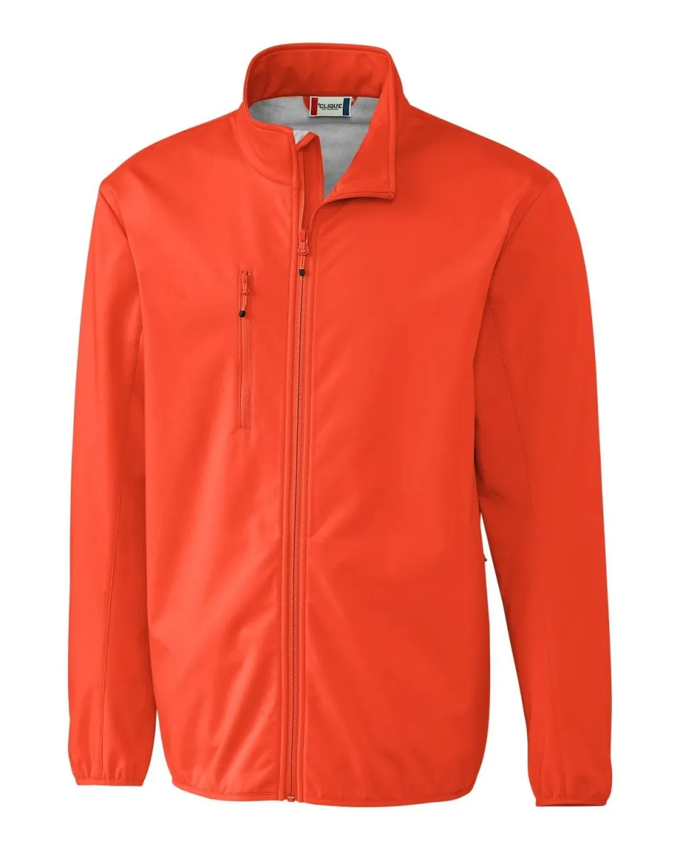 Clique Men's Trail Stretch Softshell Full Zip Jacket
