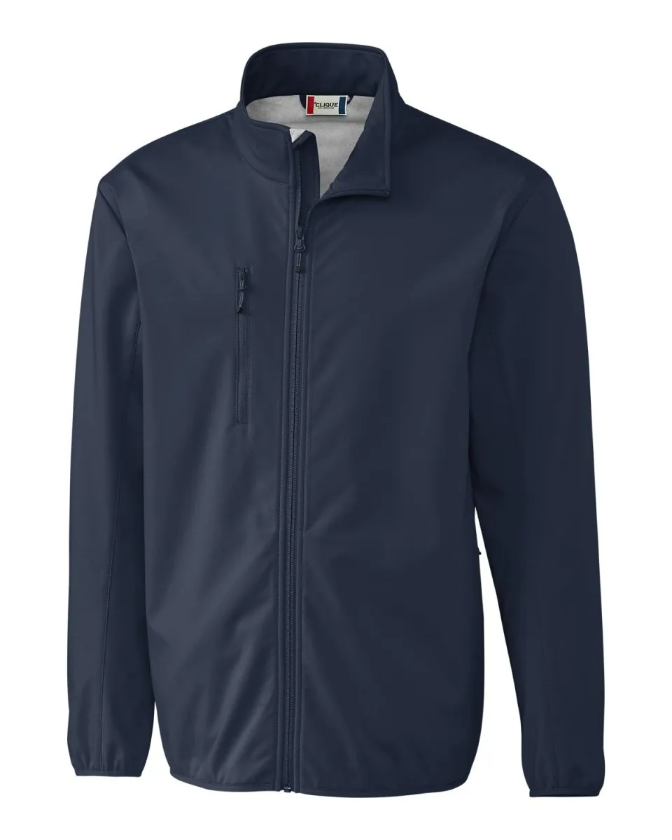 Clique Men's Trail Stretch Softshell Full Zip Jacket