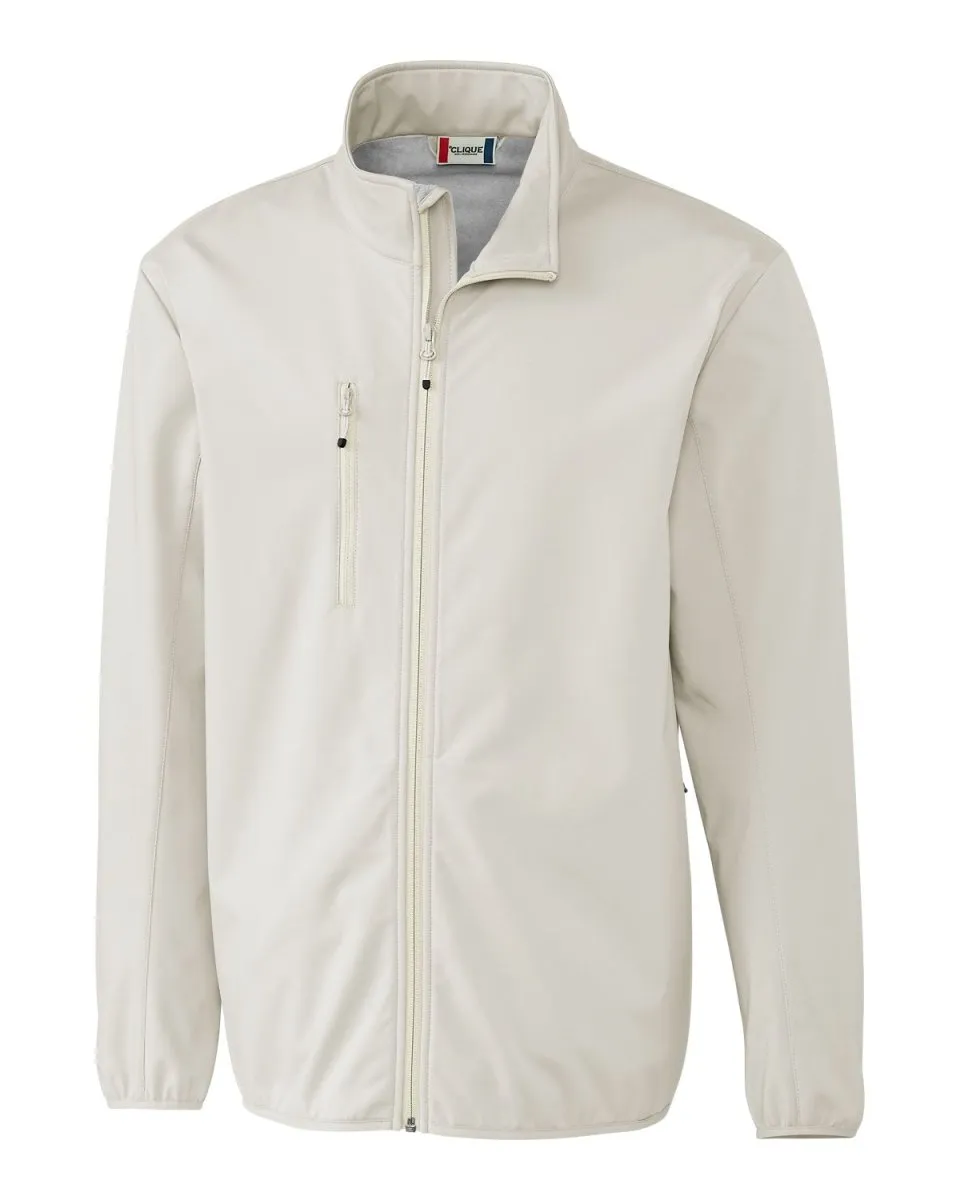 Clique Men's Trail Stretch Softshell Full Zip Jacket