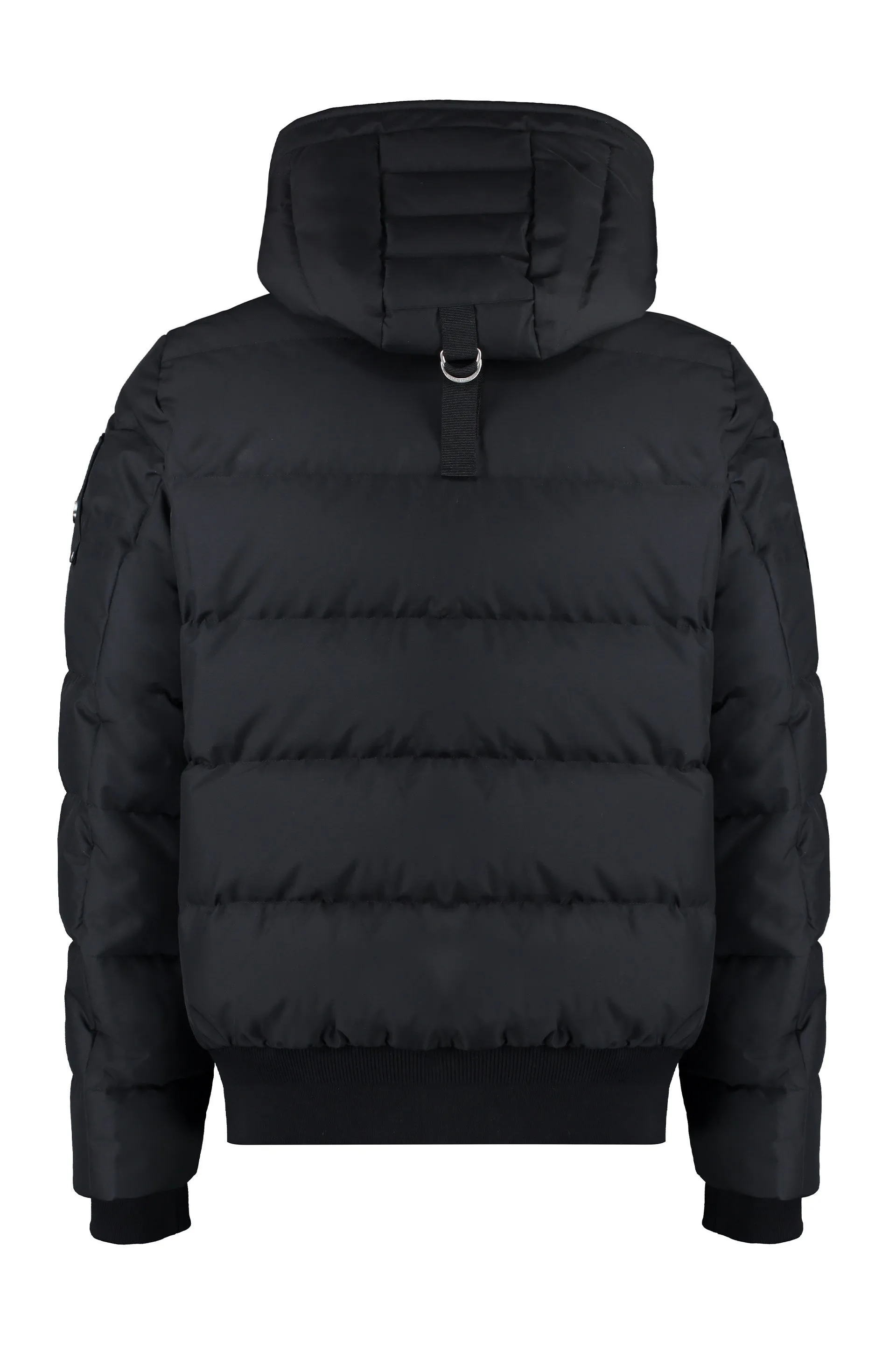 Cloud Hooded techno fabric down jacket