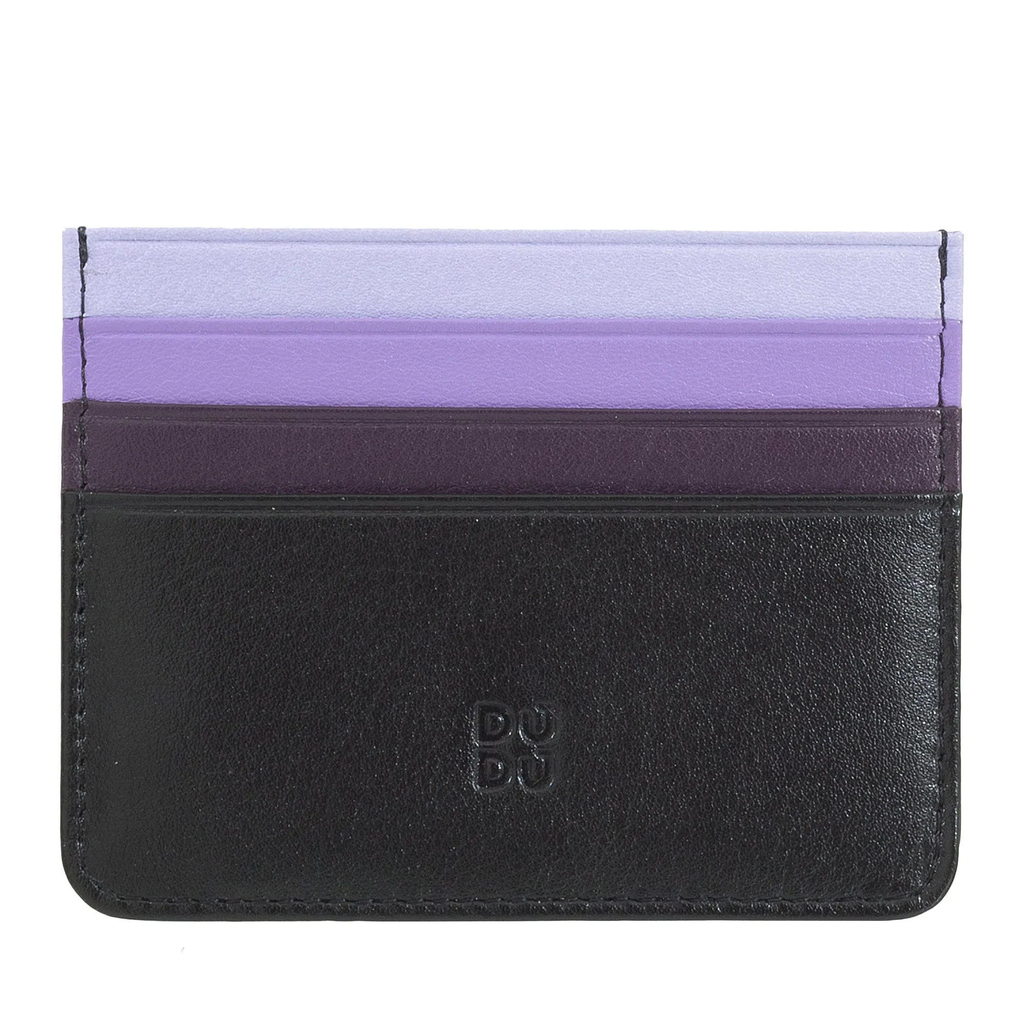 Colored credit cards in Nappa Leather 6 Dudu pockets