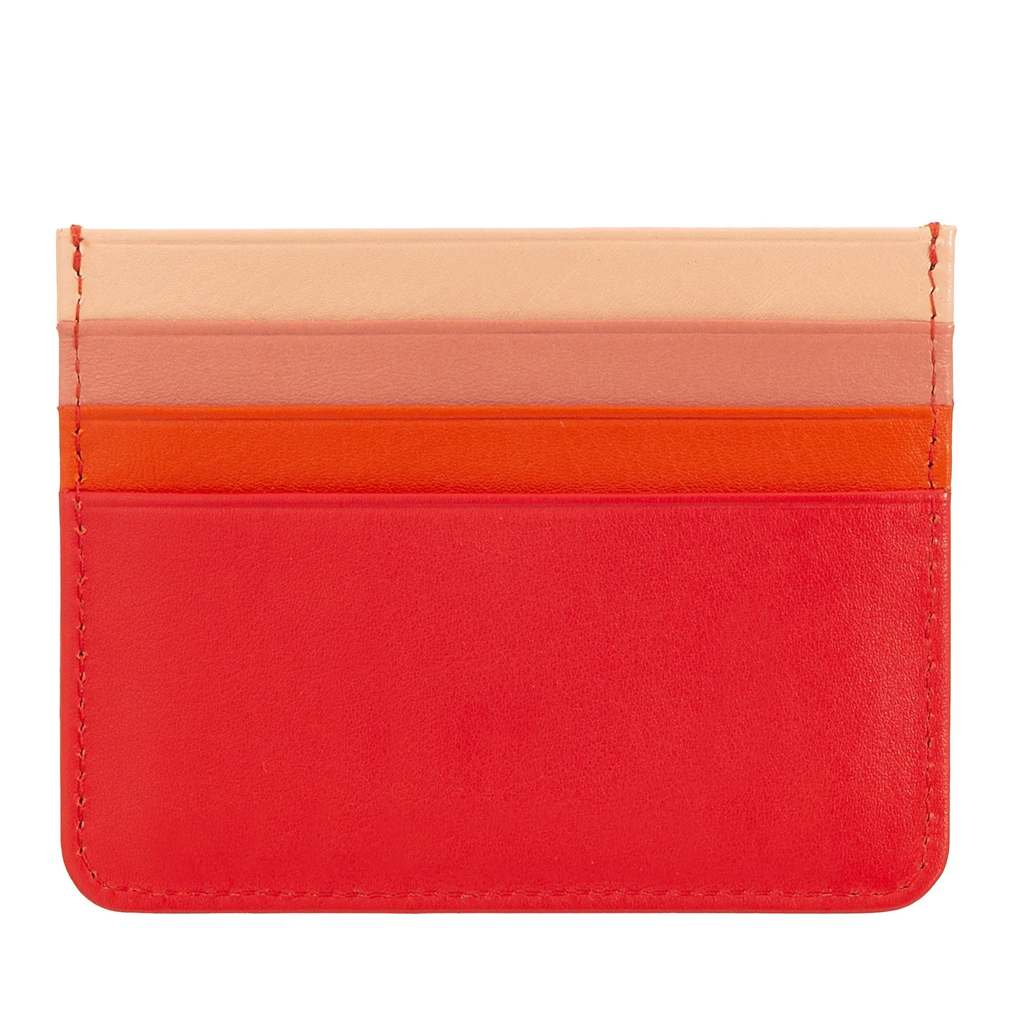 Colored credit cards in Nappa Leather 6 Dudu pockets