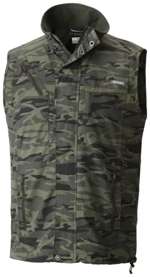 Columbia Men Green Silver Ridge Printed Vest