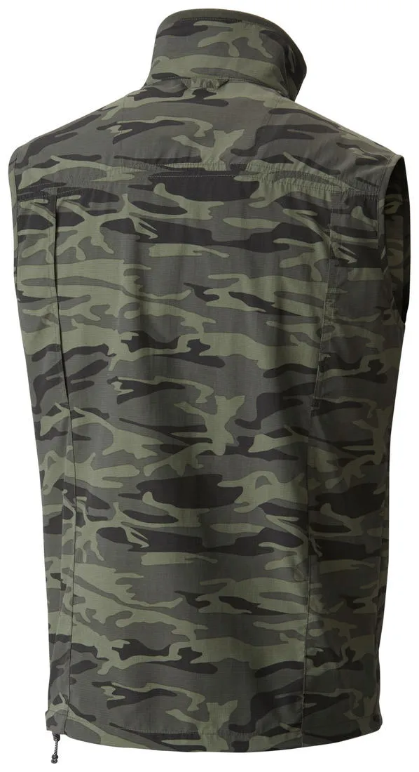 Columbia Men Green Silver Ridge Printed Vest