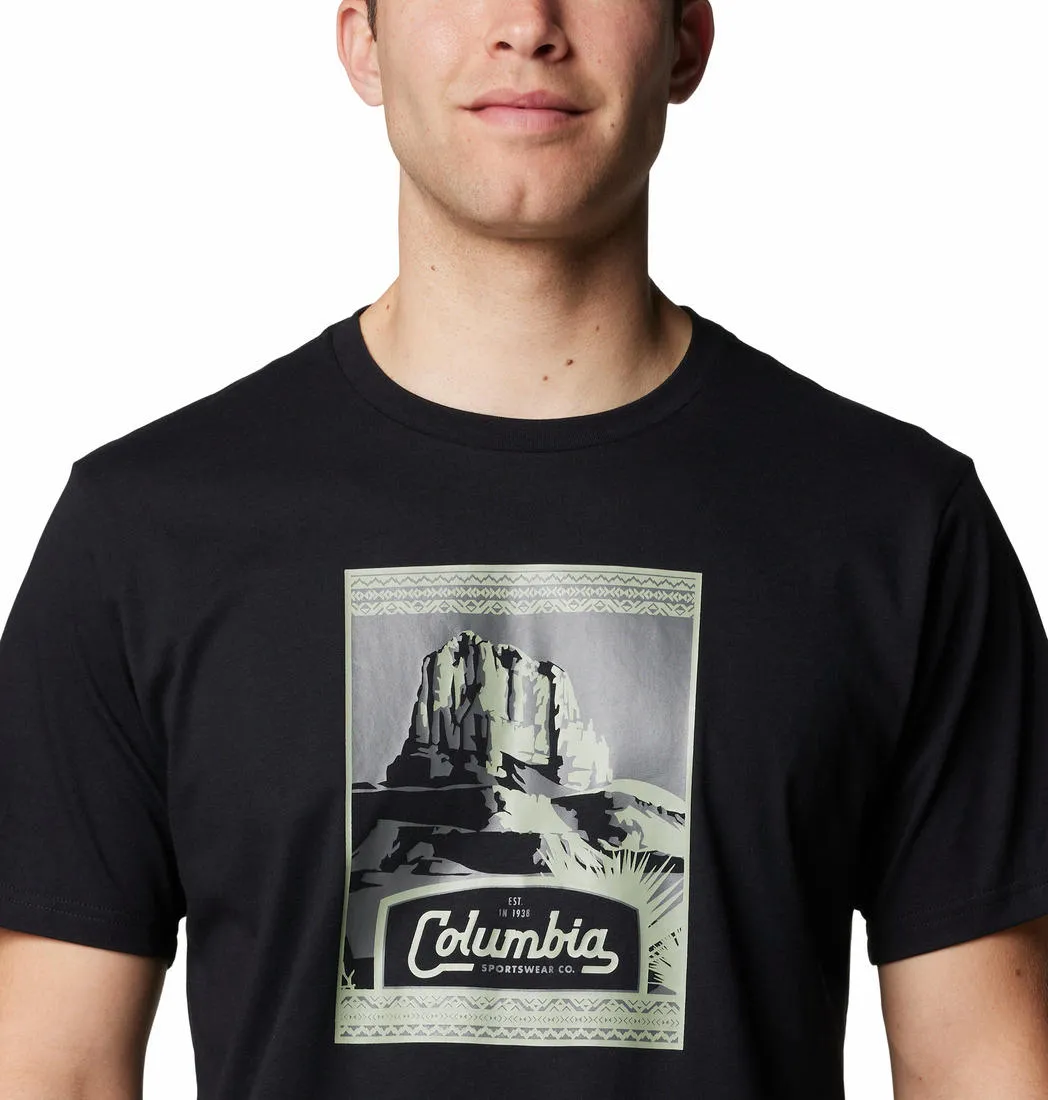 Columbia Mens Black CSC Seasonal Logo Tee