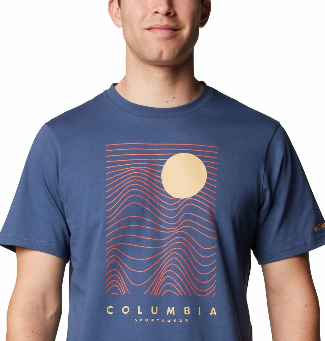 Columbia Mens Blue CSC Seasonal Logo Tee
