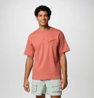 Columbia Mens Red UPF 50 CSC Heritage Graphic Tshirt