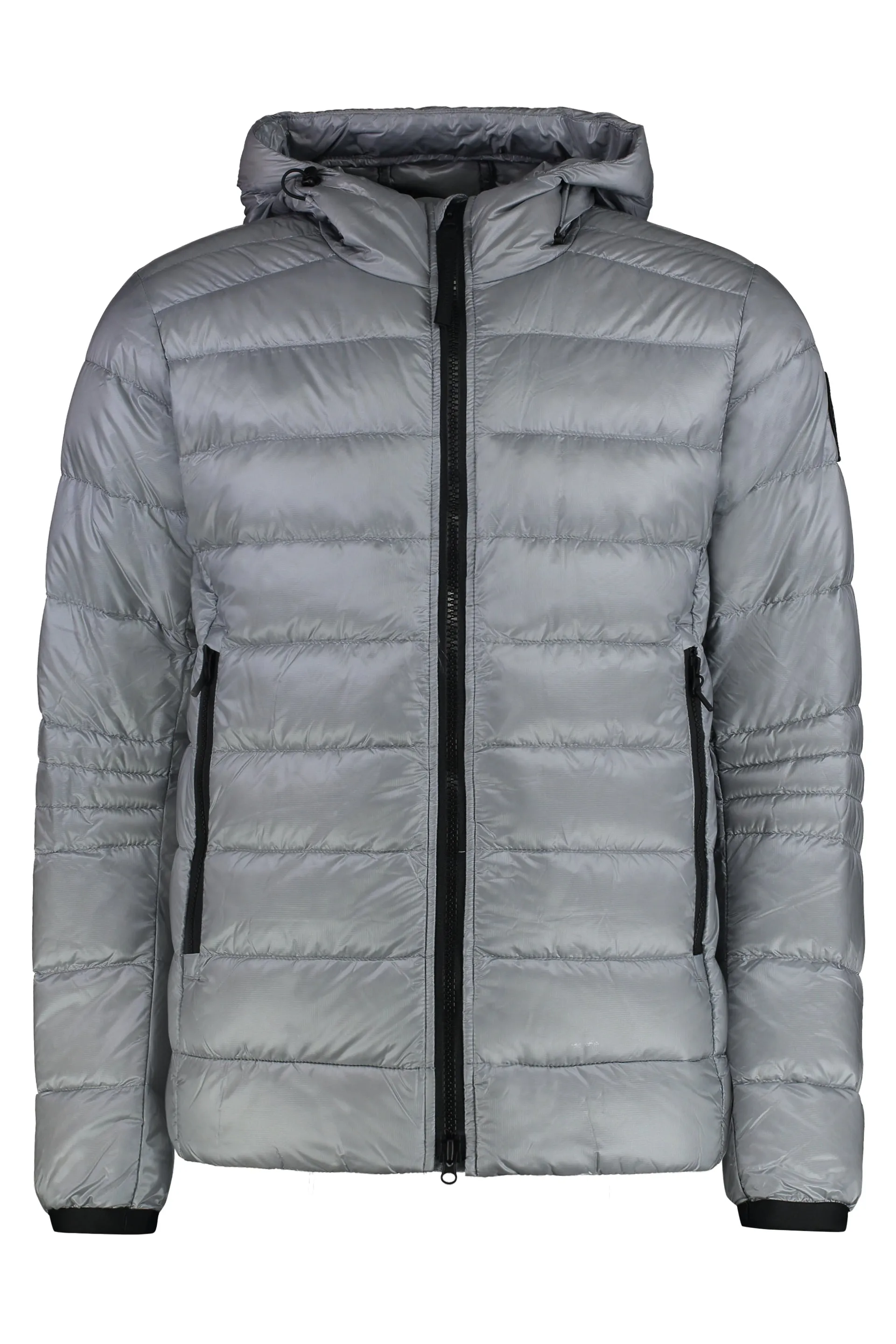 Crofton hooded techno fabric down jacket - Black Label