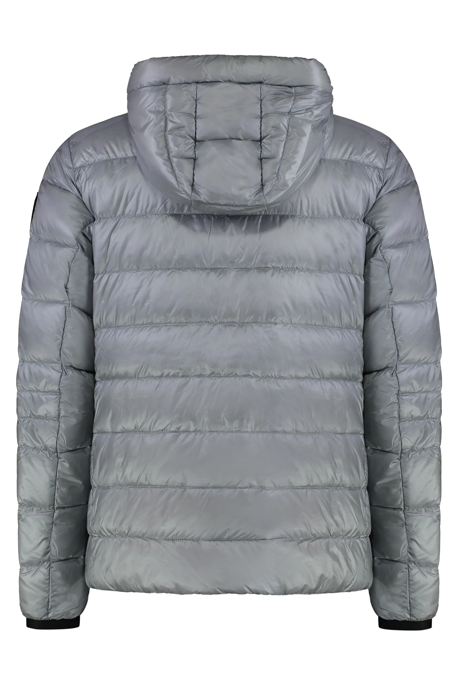 Crofton hooded techno fabric down jacket - Black Label