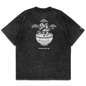 Crossover x Temple of Skate 'The Bonsai' Tee | Black Faded