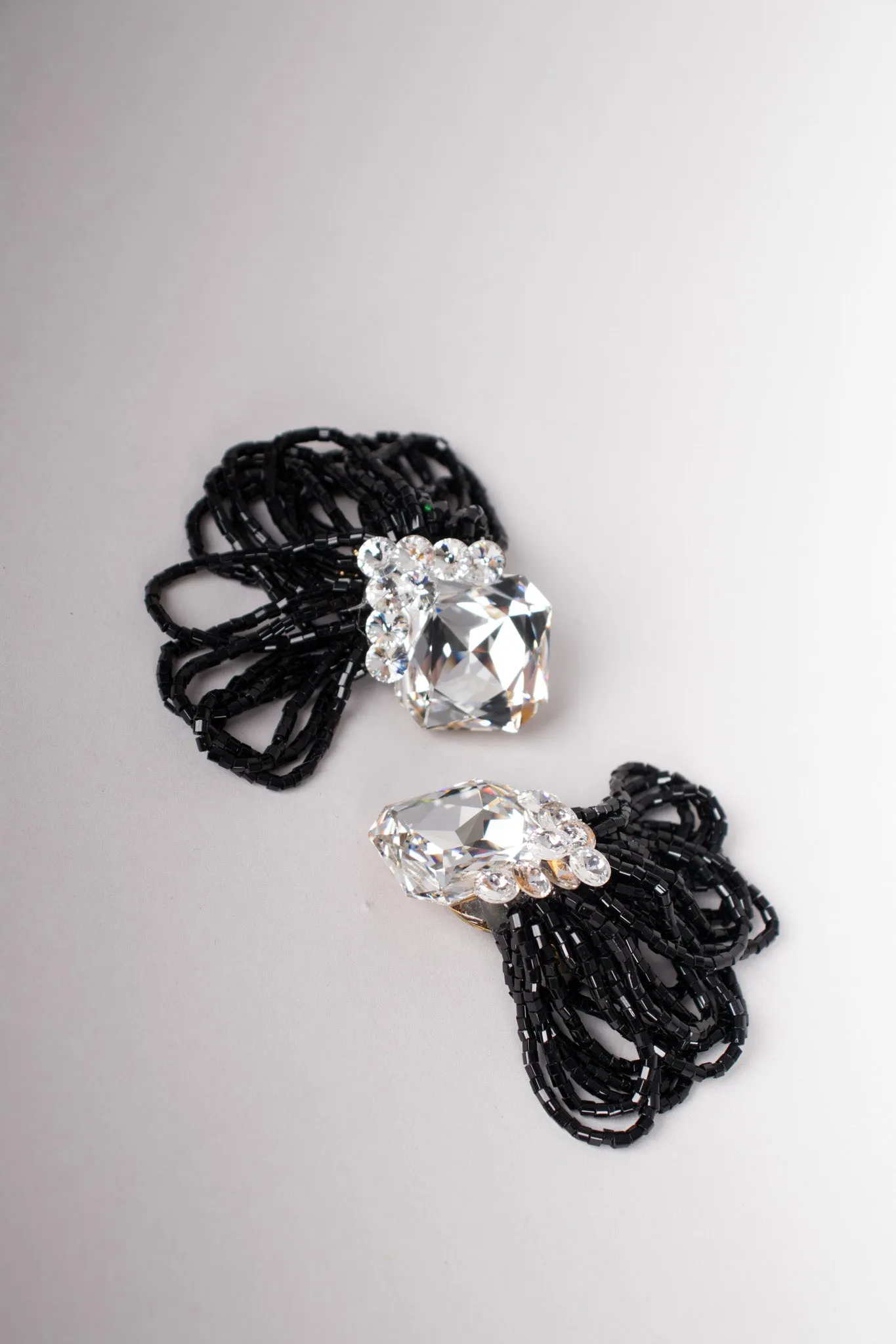 Crystal Bead Loop Earring