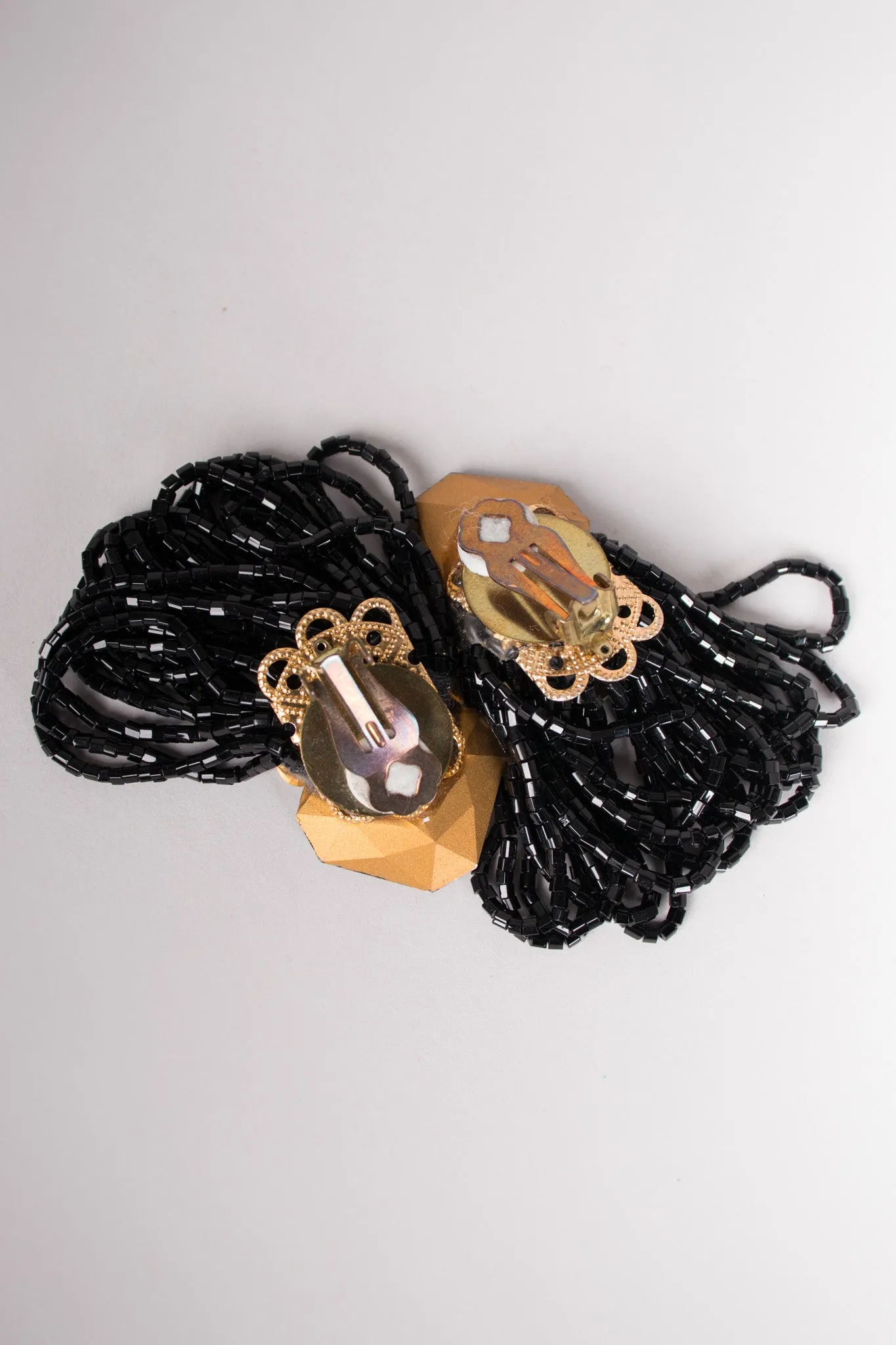 Crystal Bead Loop Earring