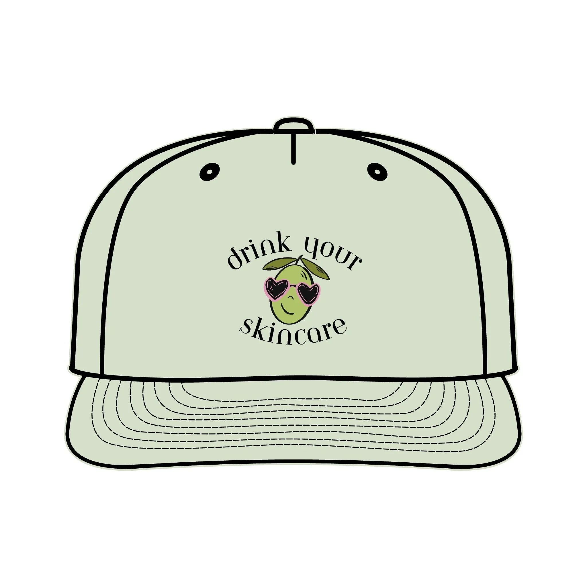 Drink your skincare / olive trees /Surf Cap