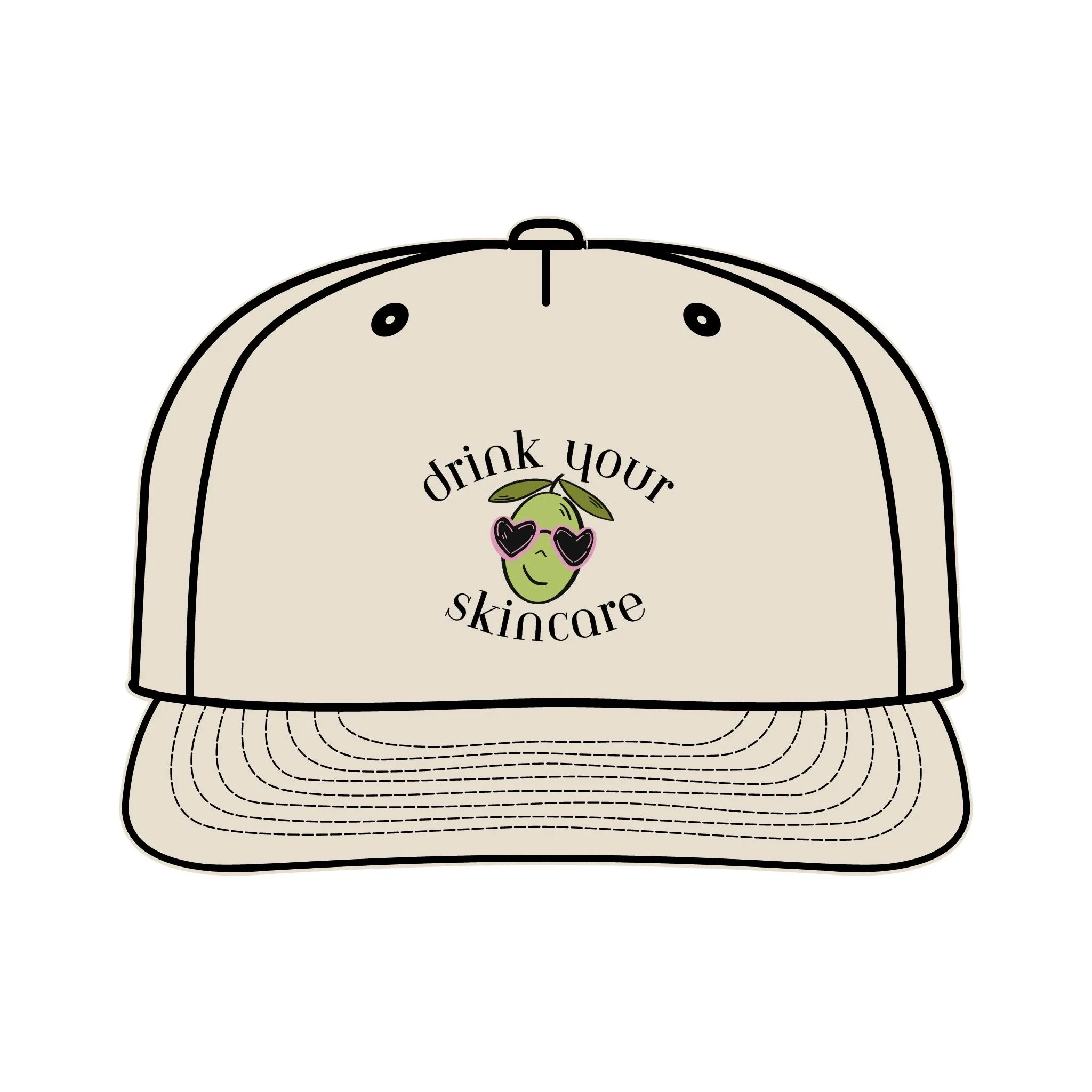 Drink your skincare / olive trees /Surf Cap